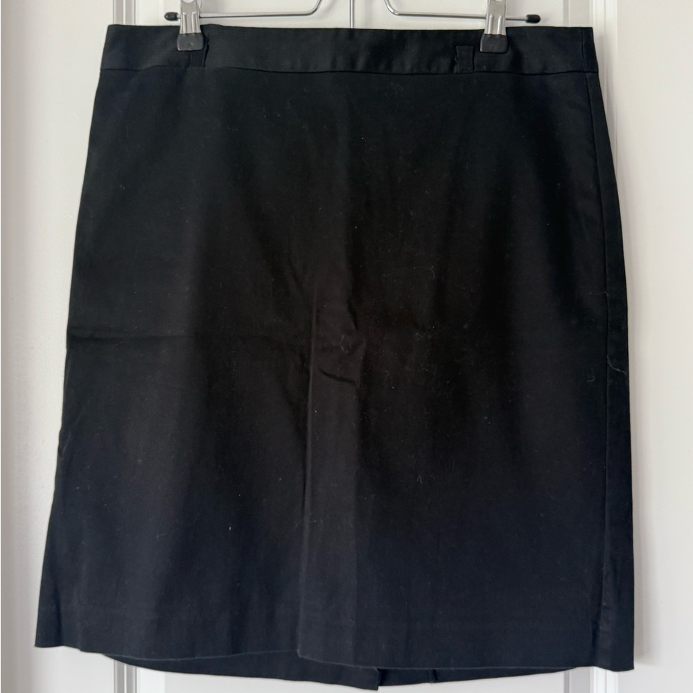 Van Heusen Black Pencil Skirt Knee-Length Work